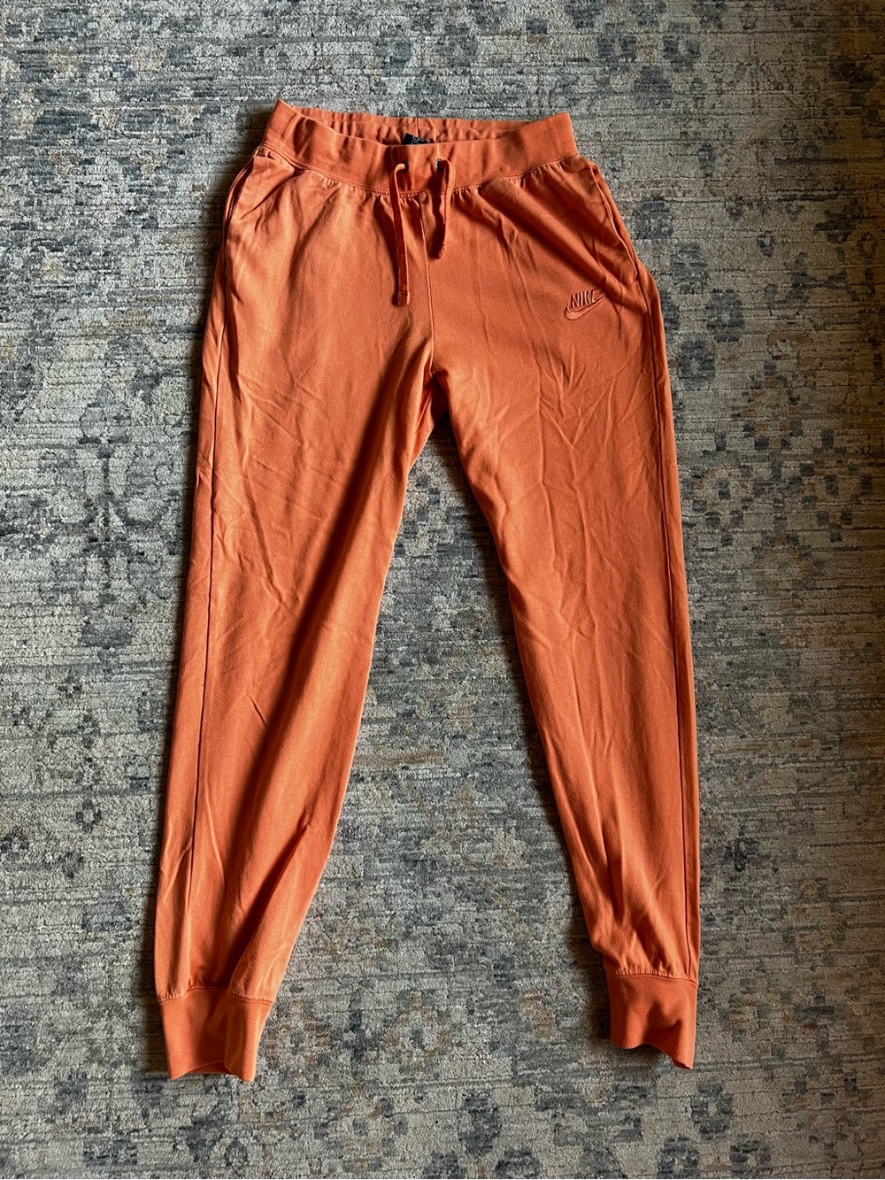 Nike Orange Slim Fit Track Joggers